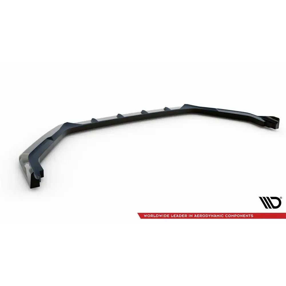 Frontleppe V2 Honda Civic Type-R Mk 11 sett ovenfra med synlige ribber og presise kanter på hvit bakgrunn.