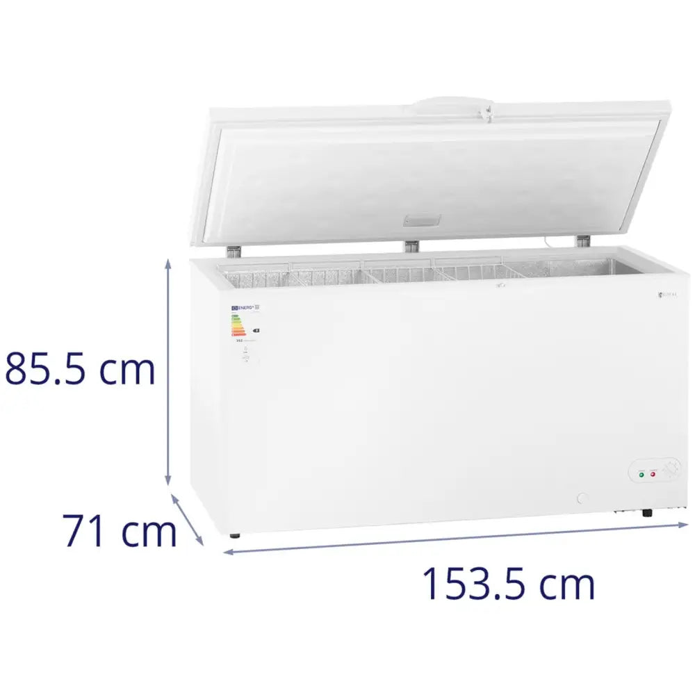 Fryseboks Med Lås 4 Kurver 459l -12 Til -28 c 135 w - 3