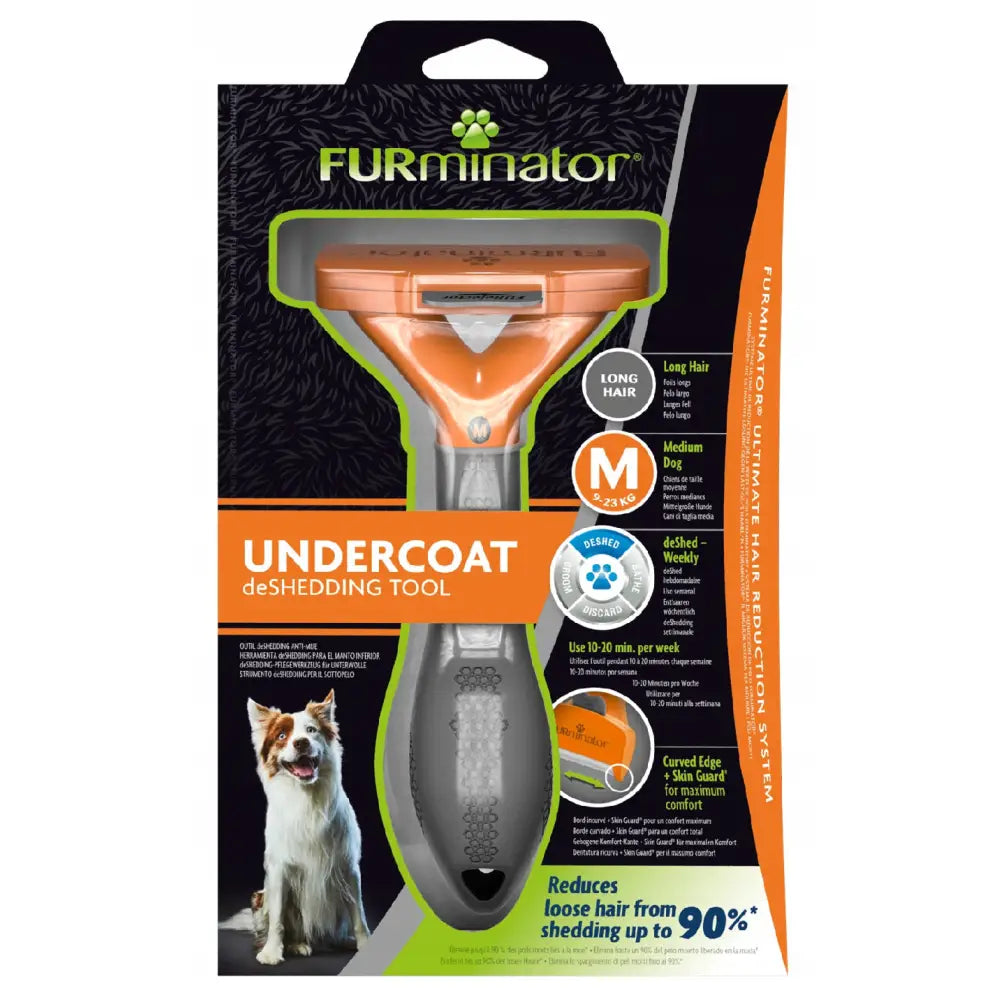 Furminator For Mellomstore Hunder Med Lang Pels Medium - 1