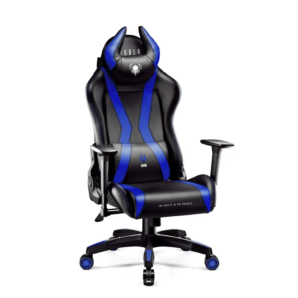 Gaming-stol Diablo X-horn 20 Normal Størrelse: Svart-blå - 1