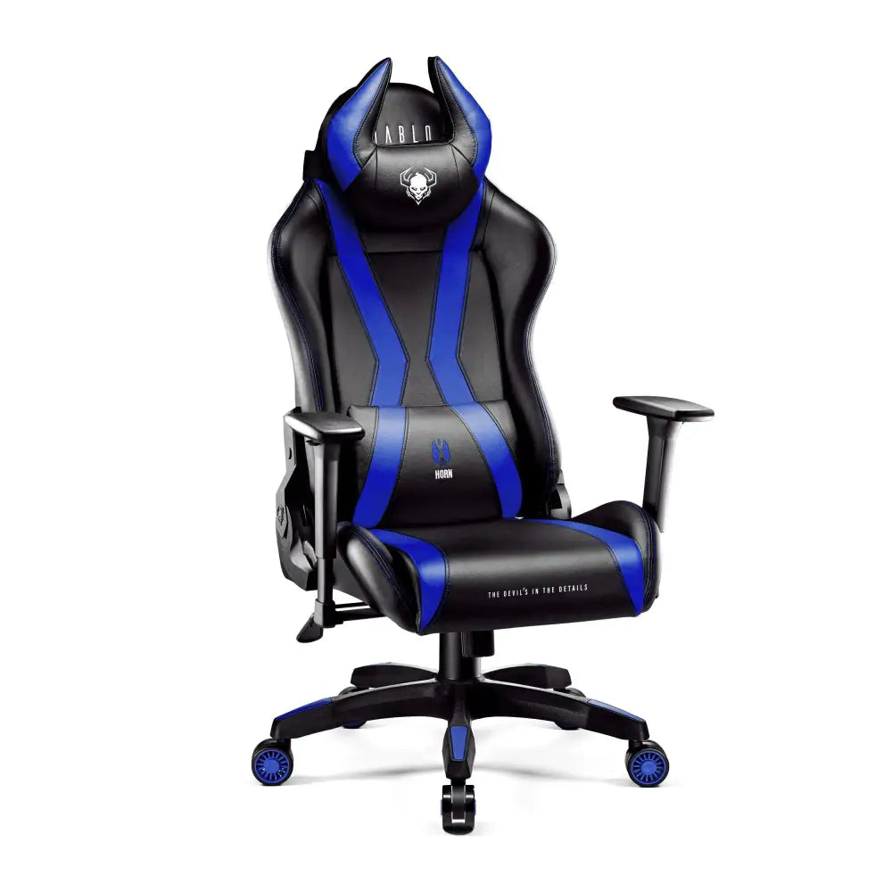 Gaming-stol Diablo X-horn 20 Normal Størrelse: Svart-blå - 2