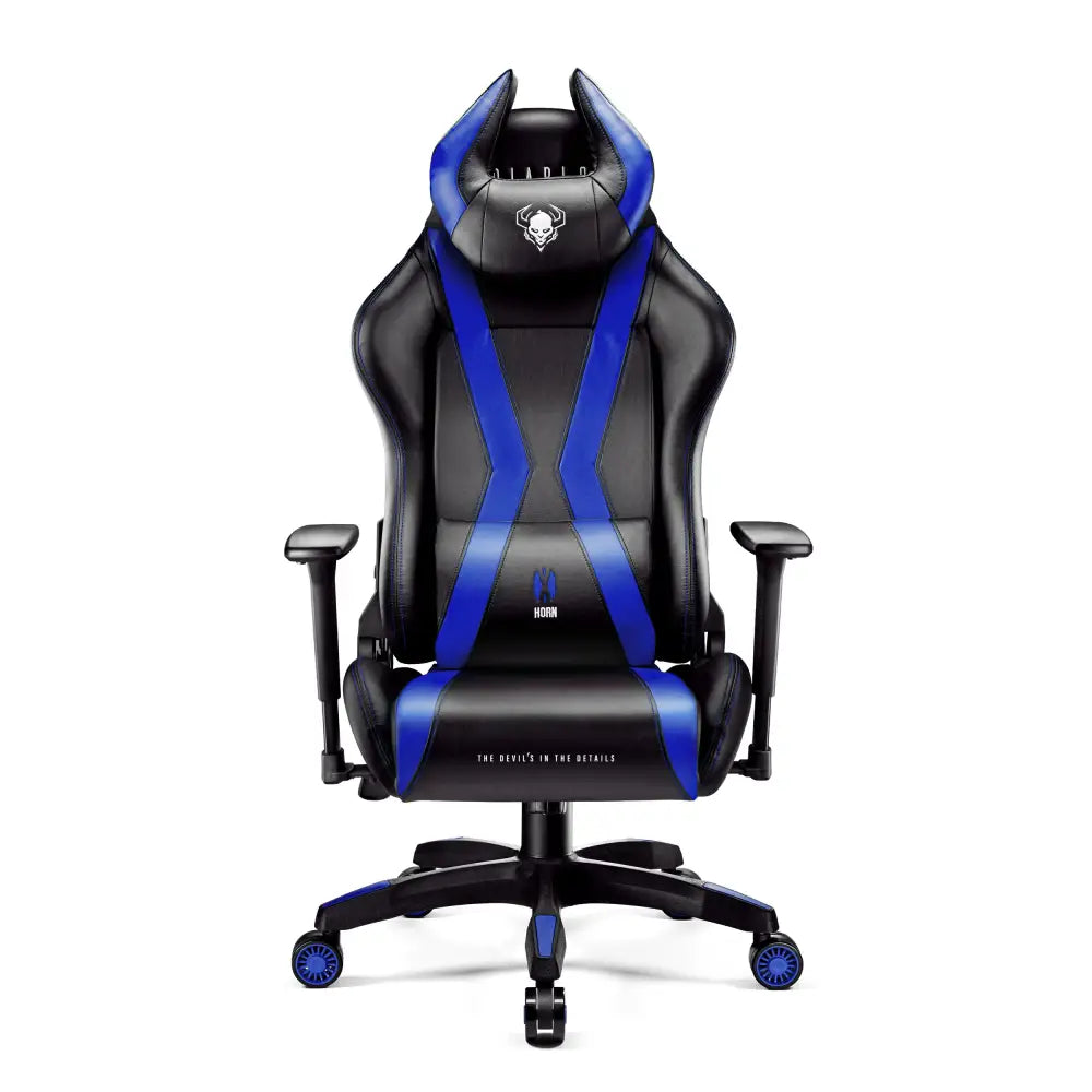 Gaming-stol Diablo X-horn 20 Normal Størrelse: Svart-blå - 3