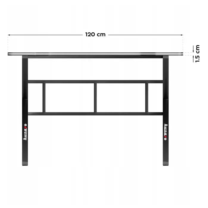 Gamingbord Huzaro Hero 1.6 Svart