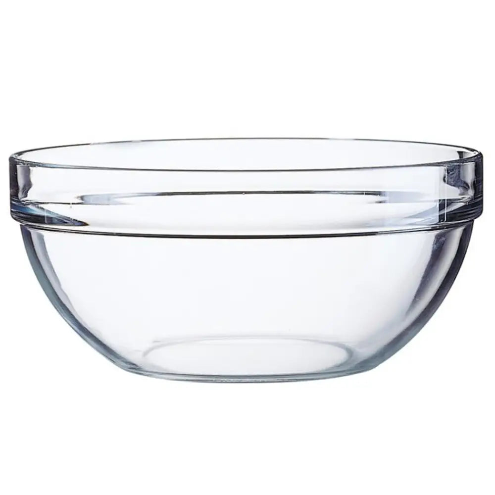 Glass Salad Bowl Set Arcoroc Empilable 6 Pcs 290mm Diam 6l Sodalime Glass - 1