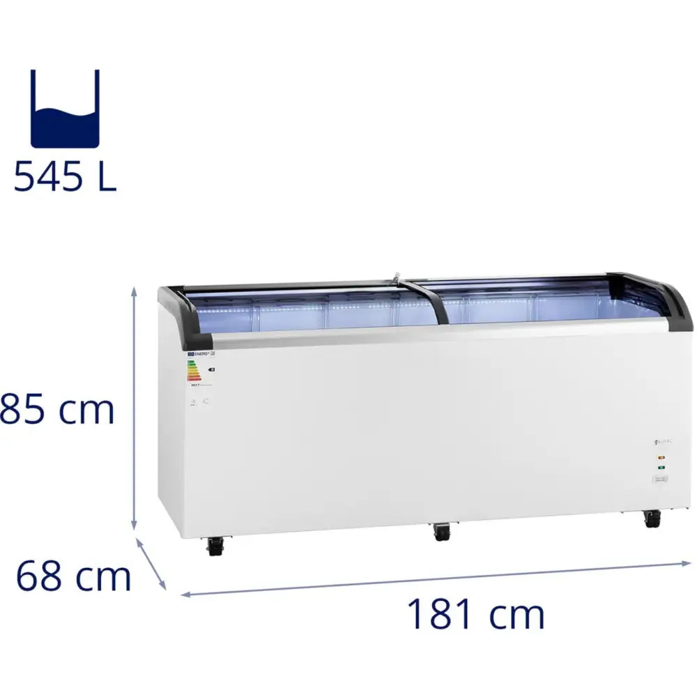 Glasset Fryser Til Iskrevende Matvarer 545 l 252 w - 9