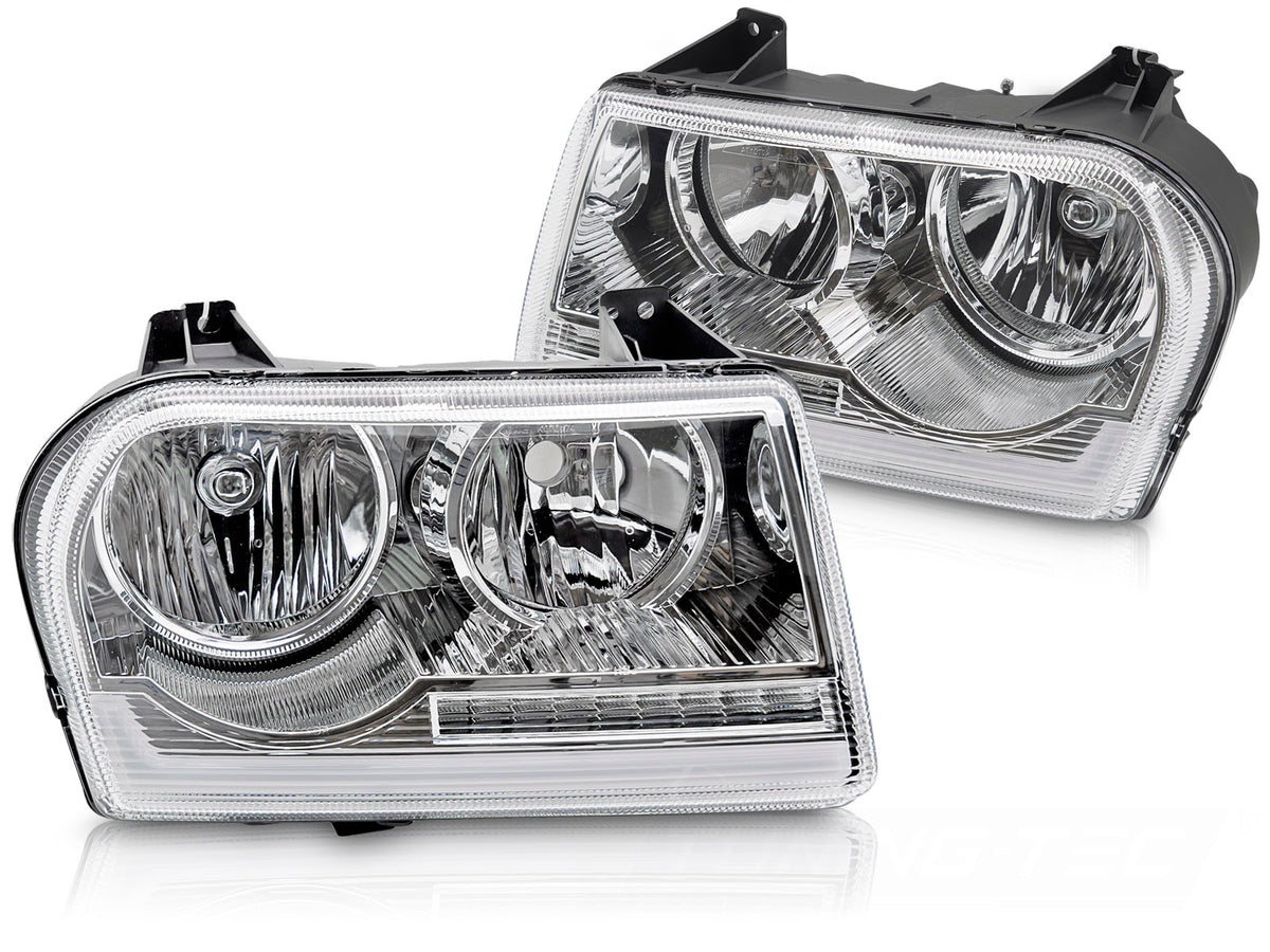 Frontlykt Mercedes M-Klasse W163 (2001–2005) Krom Venstre Side - FME13L