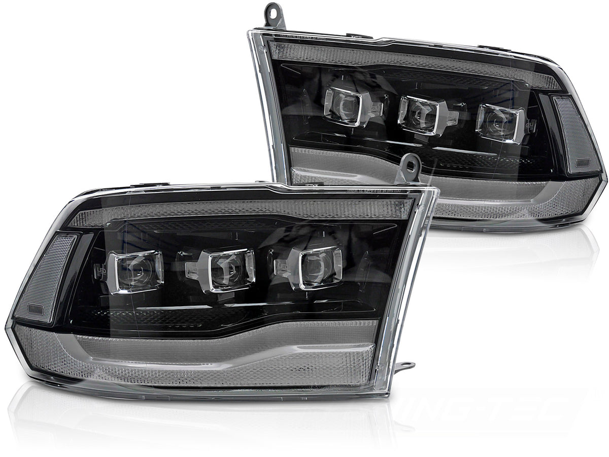 Baklykter Dodge Ram (2009–2018) LED Svart - LPDO32