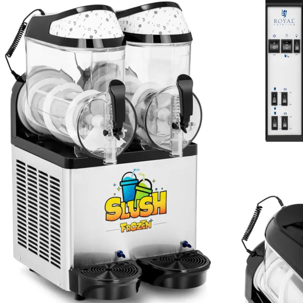 Granitor Dobbelt 600 w 2 x 10 l Slush Sorbet Smoothies - 1