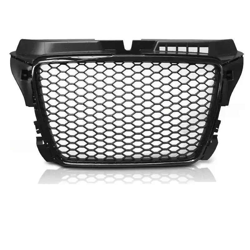 Grill Audi A3 08-12 Rs Look Glossy Black - 3