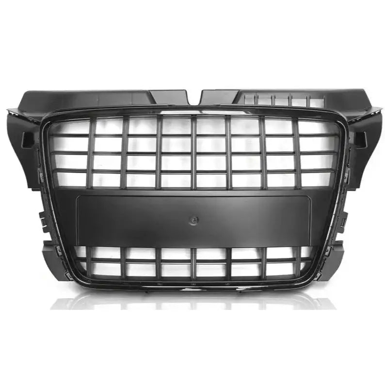 Grill Audi A3 08-12 S8 Look Glossy Black - 2