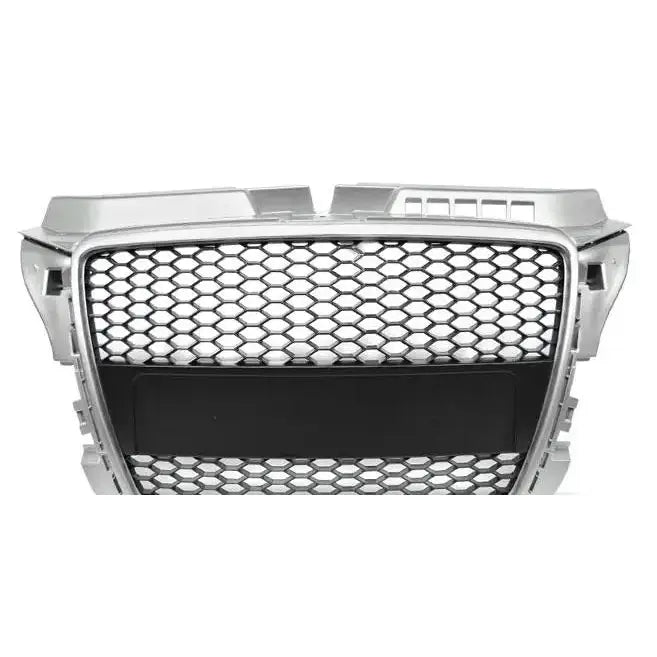 Grill Audi A3 (8p) Rs-type 04.08-07.12 Silver - 2