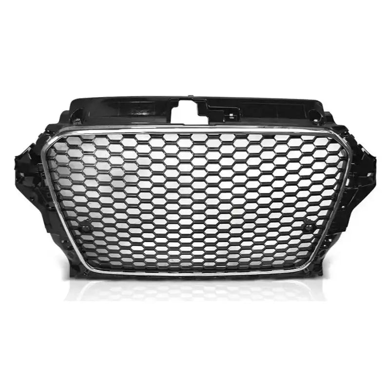 Grill Audi A3 8v 12-16 Rs3 Style Chrome Black - 2