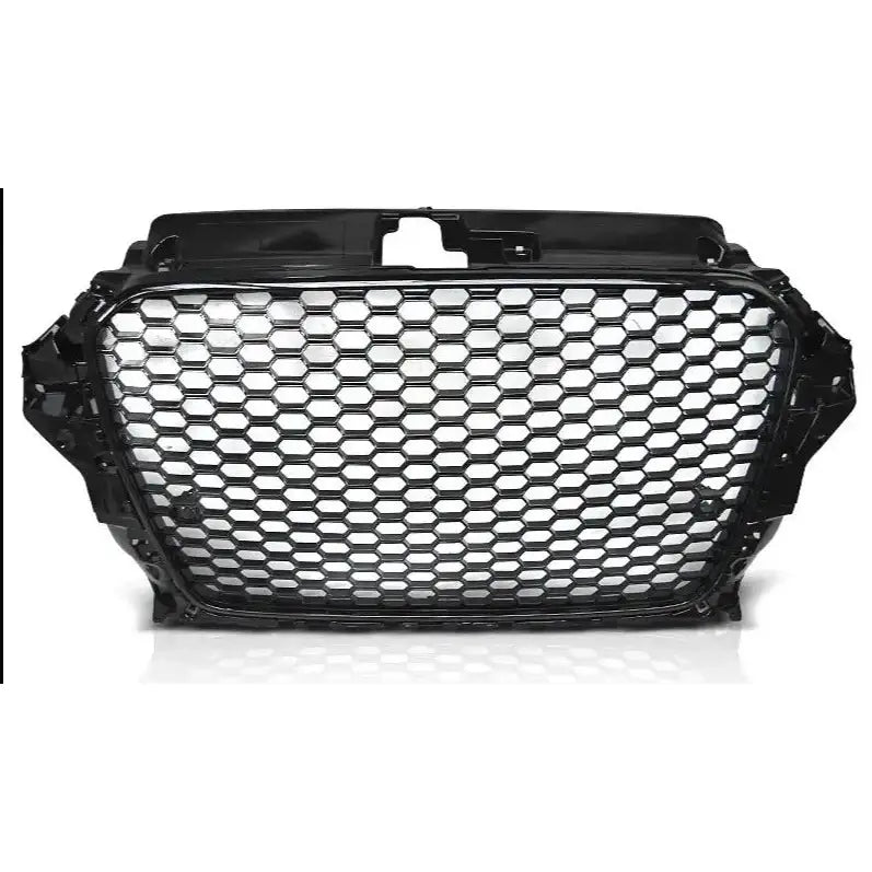 Grill Audi A3 8v 12-16 Rs3 Style Glossy Black - 2