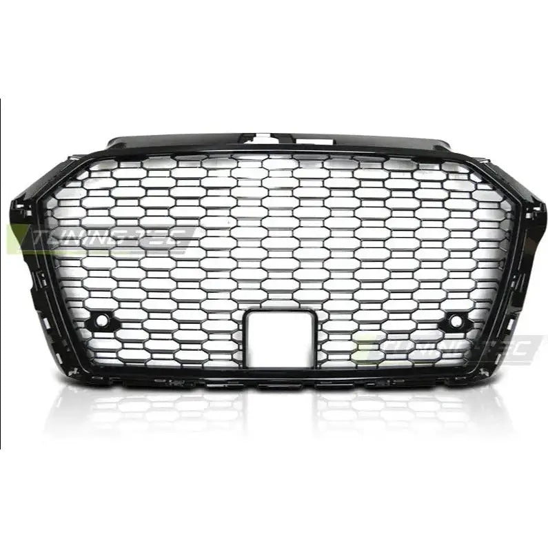 Grill Audi A3 (8v) 17- Rs3 Style Glossy Black - 2