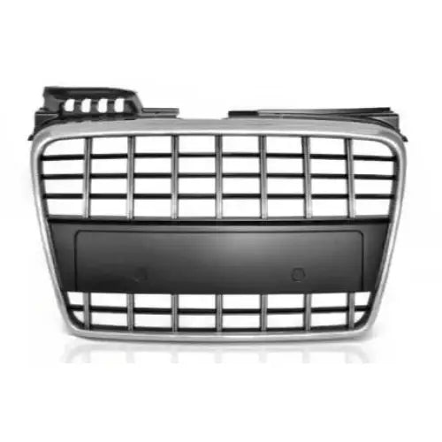 Grill Audi A4 B7 04-08 S8 Look Chrome Black - 2