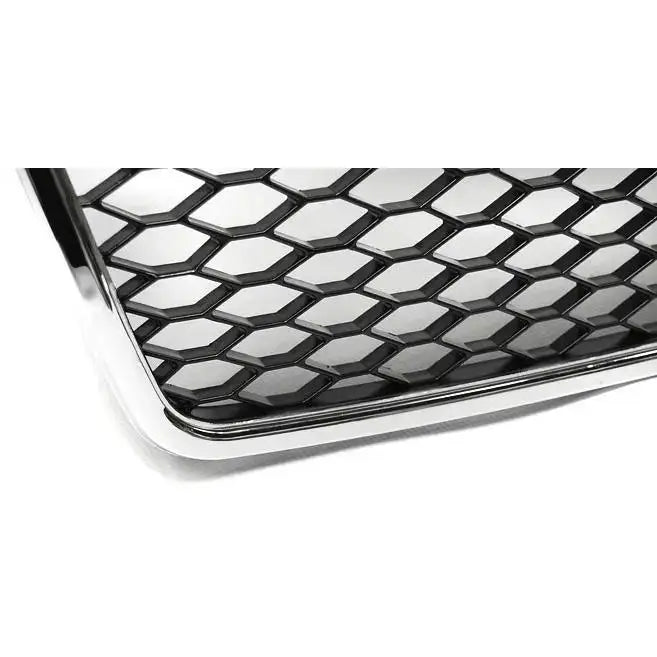 Grill Audi A4 (b7) Rs-type 11.04-03.08 Chrome - 3