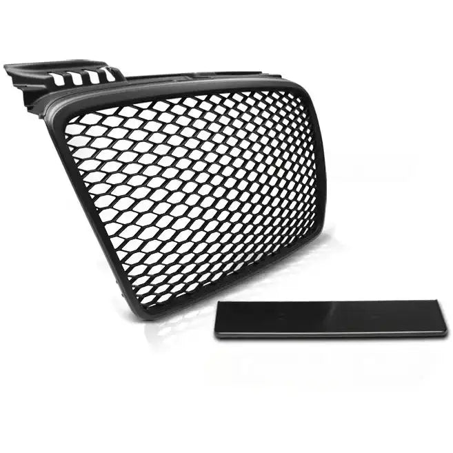 Grill Audi A4 (b7) Rs-type 11.04-03.08 Matt Black - 1