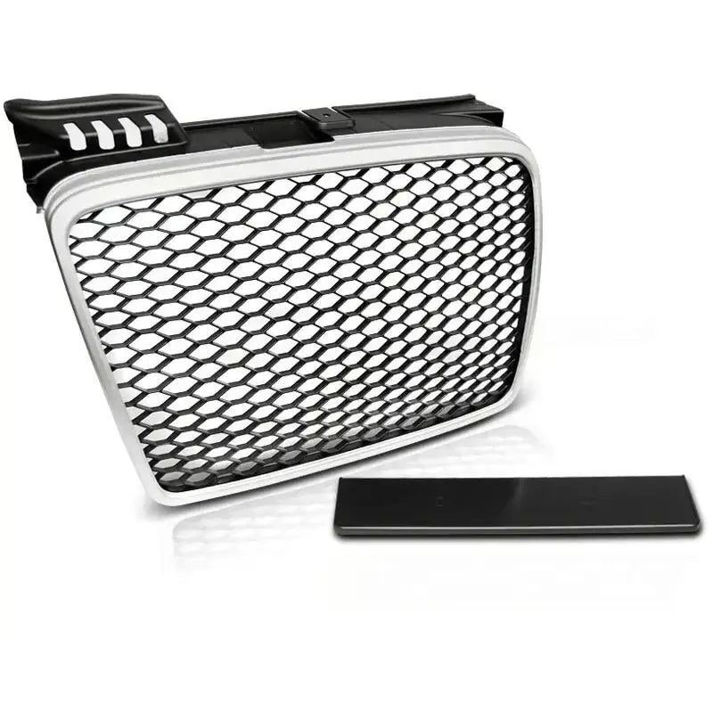 Grill Audi A4 (b7) Rs-type 11.04-03.08 Matt Silver - 1