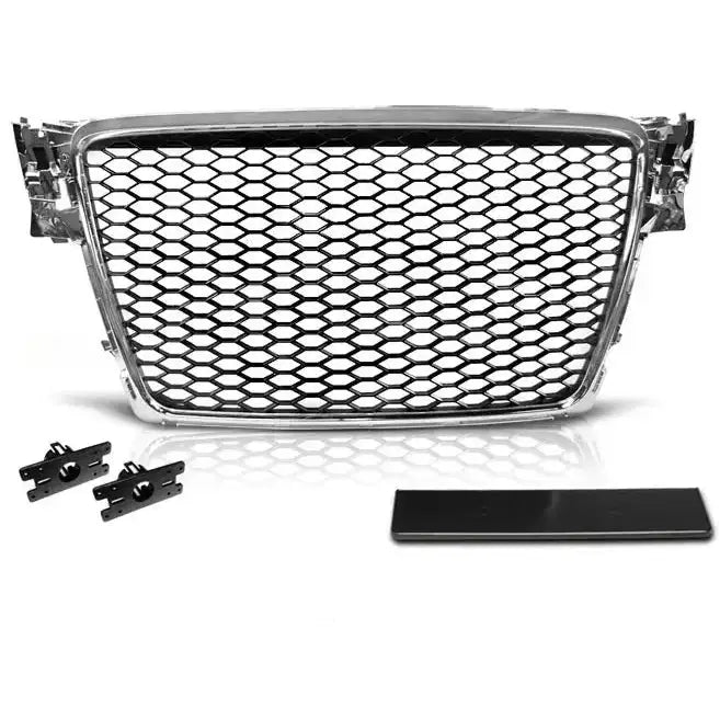 Grill Audi A4 B8 08-11 Rs-style Chrome - 2