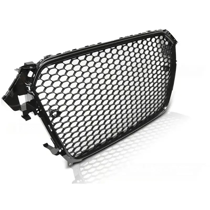 Grill Audi A4 (b8) 11.11-15 Rs-type Glossy Black Frame - 1