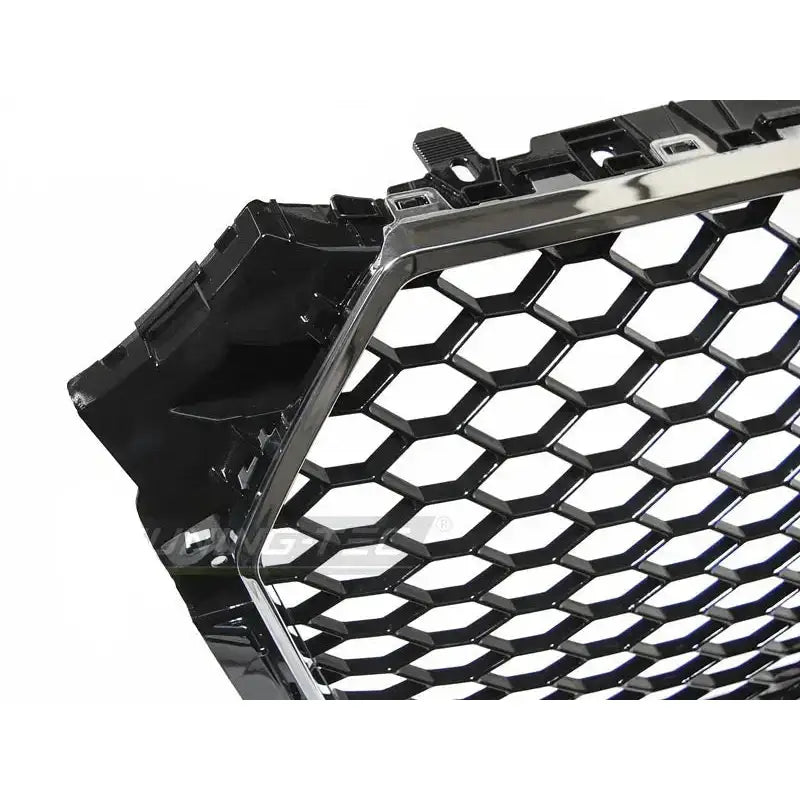 Grill Audi A4 B9 15-19 Rs-style Black Chrome - 3