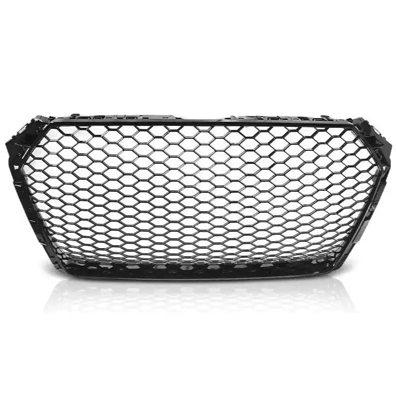 Grill Audi A4 B9 15-19 Rs-style Glossy Black - 2