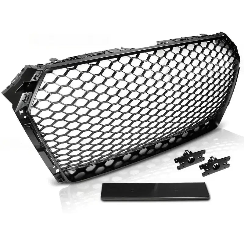 Grill Audi A4 B9 15-19 Rs-style Matt Black - 1