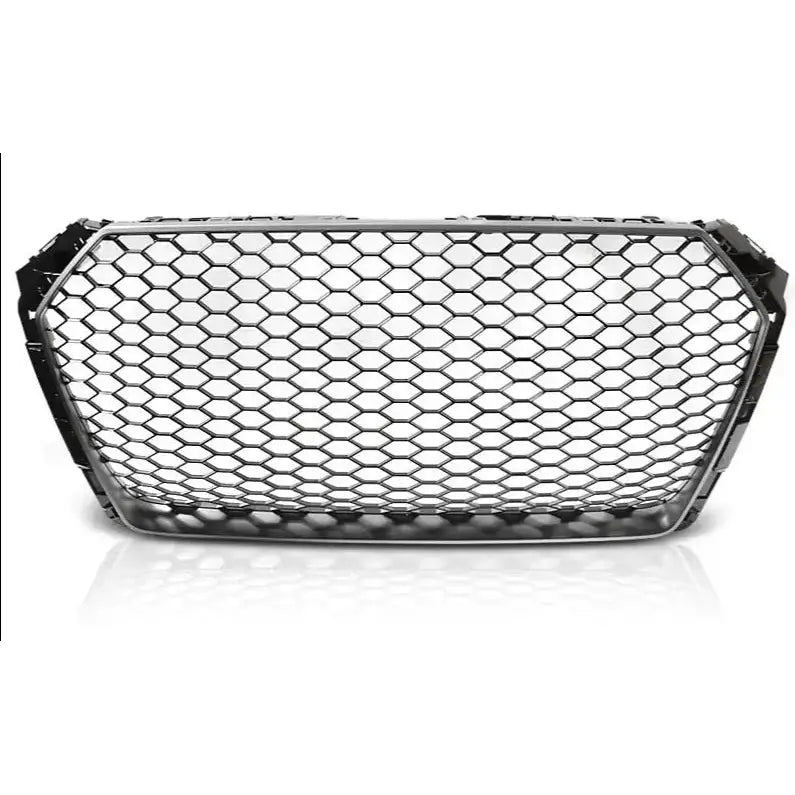 Grill Audi A4 B9 15-19 Rs-style Matt Gray - 2