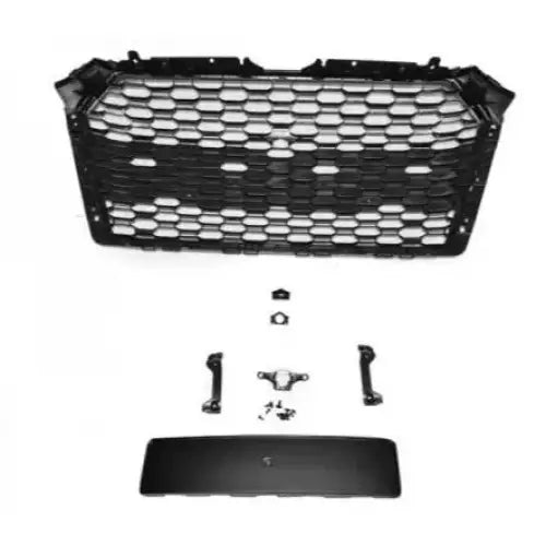 Grill Audi A4 B9 15-19 Rs4-style Chrome Black - 5