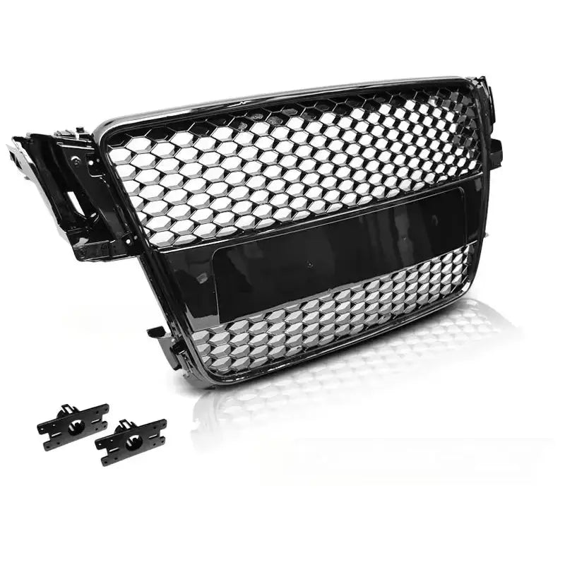 Grill Audi A5 07-06.11 Rs-style Glossy Black - 1