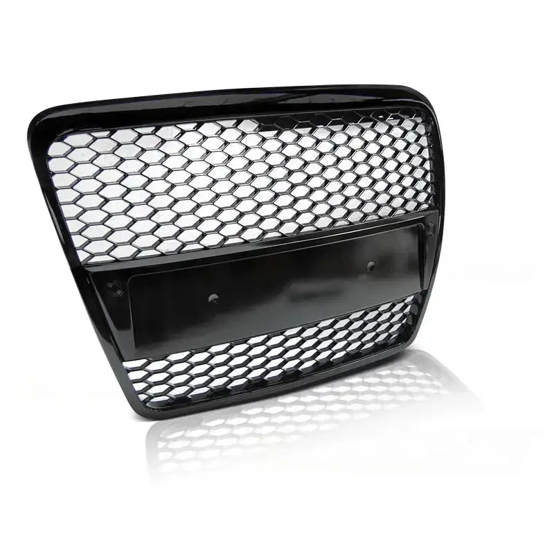 Grill Audi A6 (c6) 04.04-08 Rs-type Glossy Black - 1