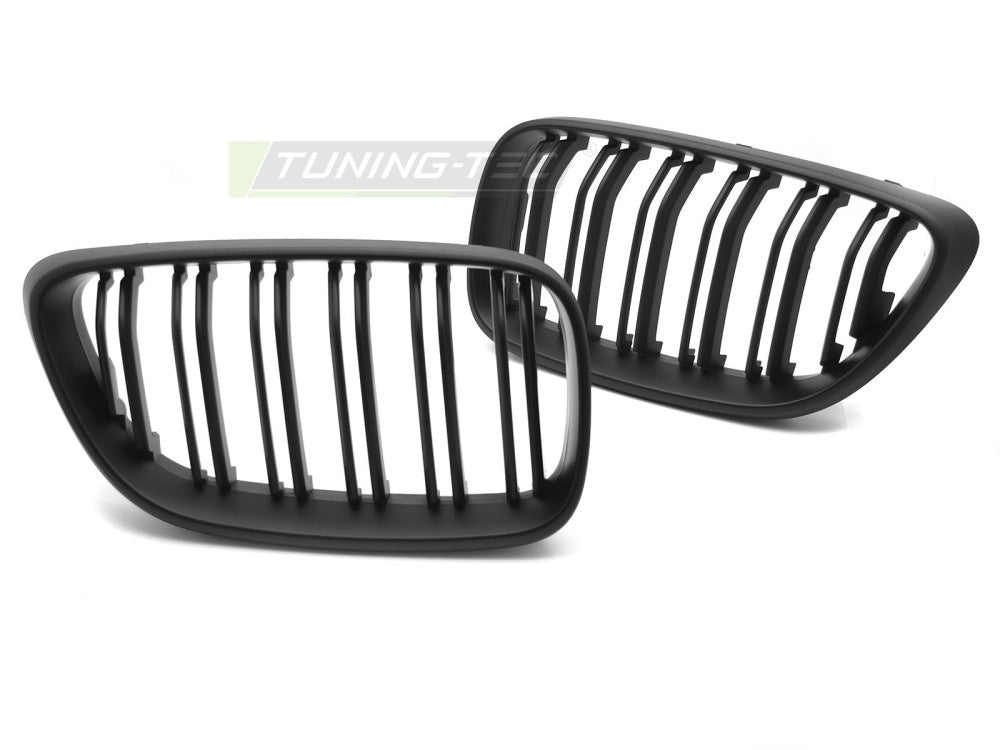 Frontgrill i matt svart for BMW F22 F23 sett forfra