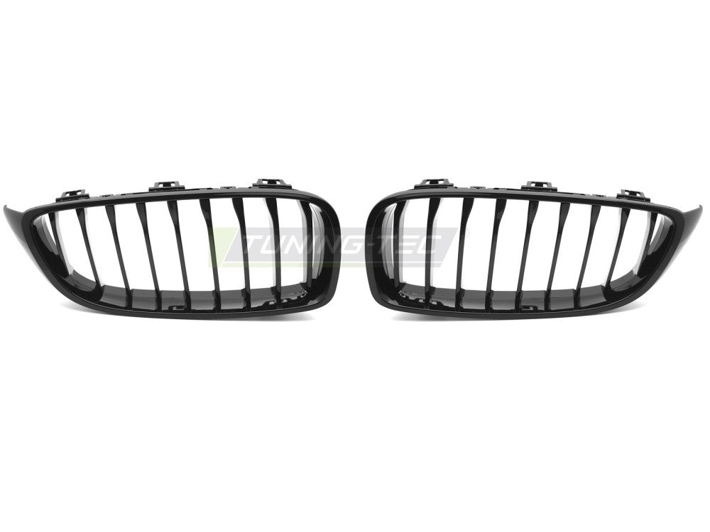 Nærbilde av blank svart nyregrill for BMW 2-serie F36 F44 F45