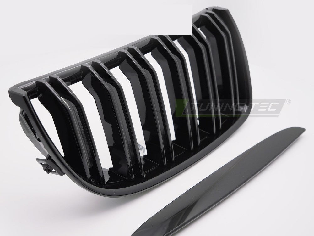 Svart sportsgrill til BMW 3-serie E90 og E91 pre-facelift