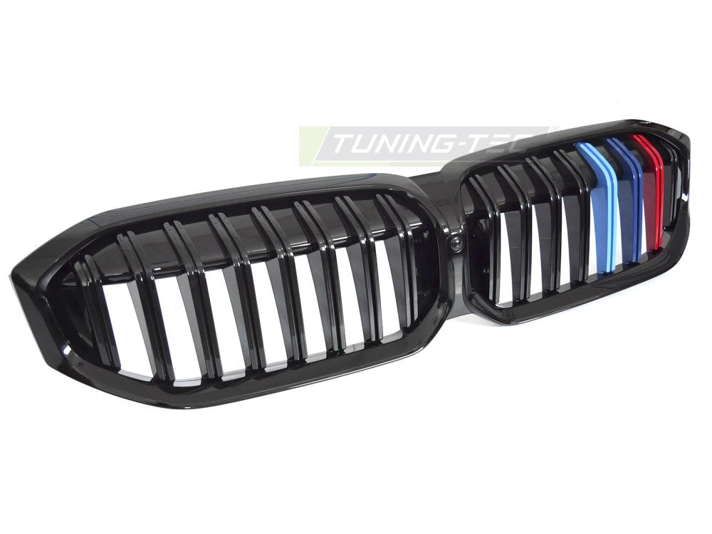 Glossy svart frontgrill til BMW G20 LCI 2022– sett forfra
