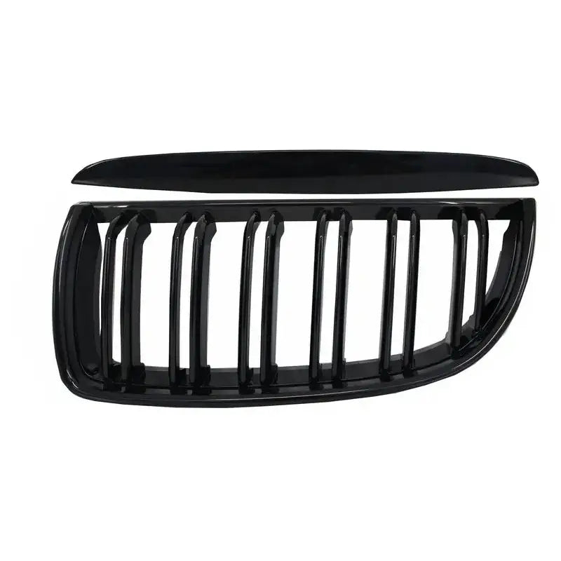 Grill Bmw 3 Series E90 E91 05-08 Double Stripe m Design Piano Black - 3