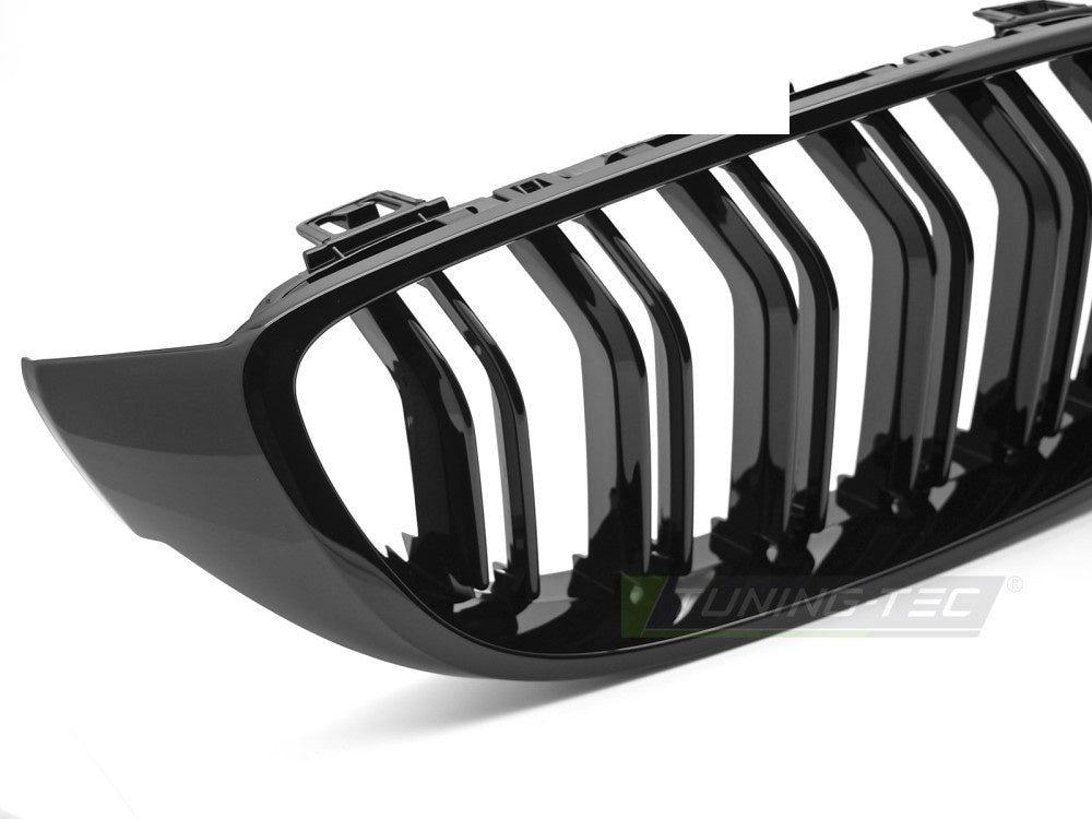 BMW 4-serie F32 coupé med helsvart dobbeltstavs grill i glossy finish