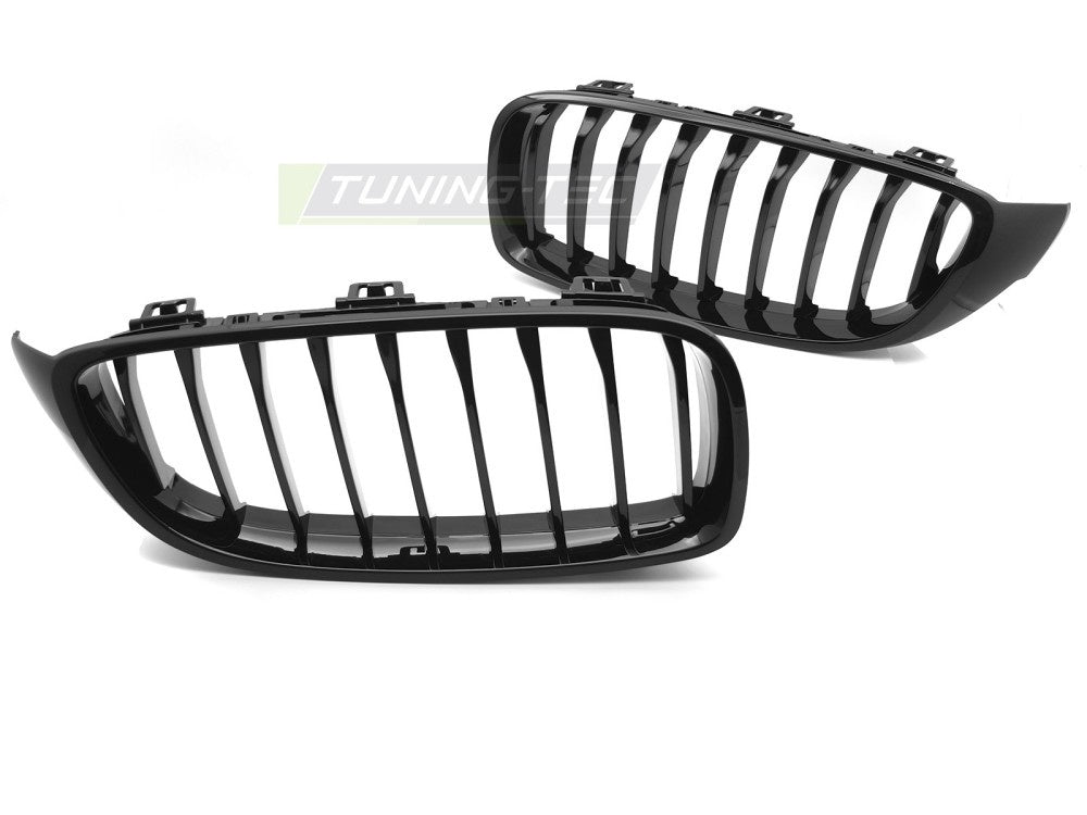 Glossy svart frontgrill til BMW 4-serie F33 cabriolet og F36 gran coupé 2013–2020