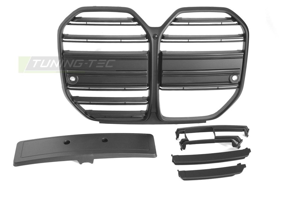 Matt svart frontgrill til BMW G26 Gran Coupé – produktbilde