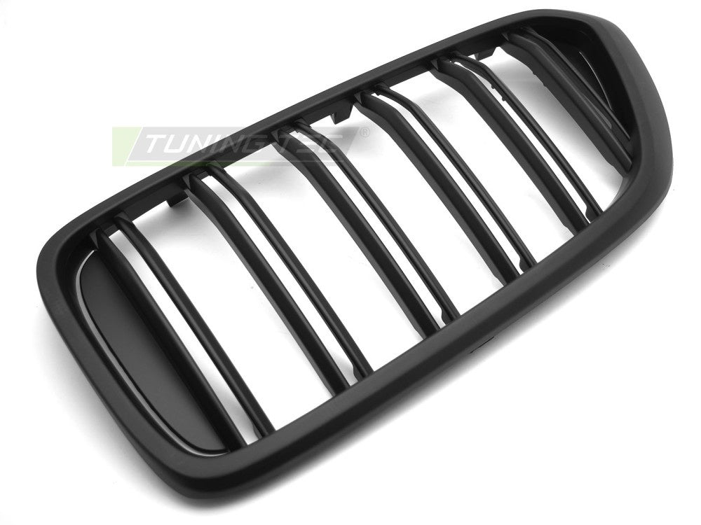 Dobbel bar grill i matt svart montert på BMW G32 6-Serie 2017–2020