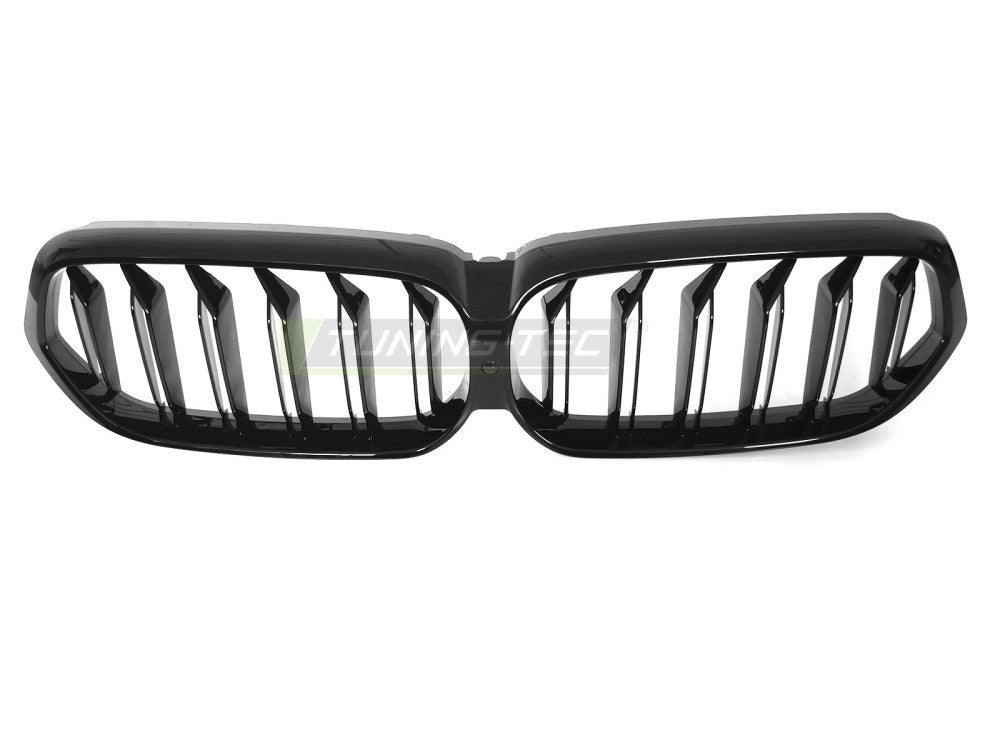 Glossy svart sport grill for BMW 6-Serie Gran Turismo G32 facelift høyre og venstre side