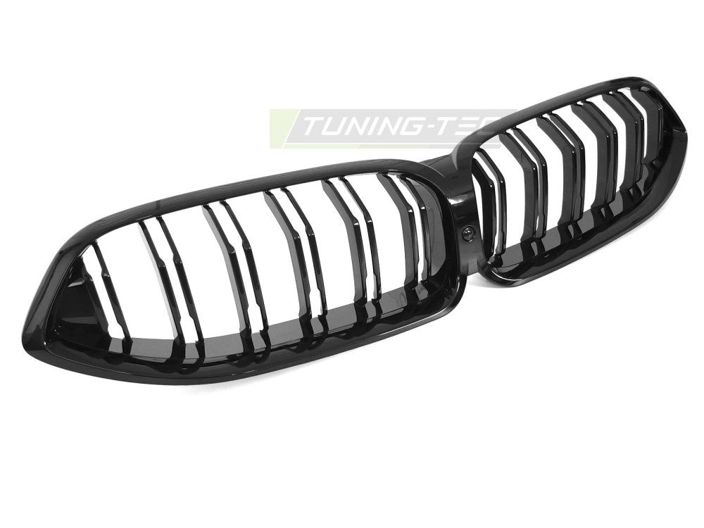 Glossy svart nyregrill BMW 8-Serie G15 Coupé 2018–2022 nærbilde