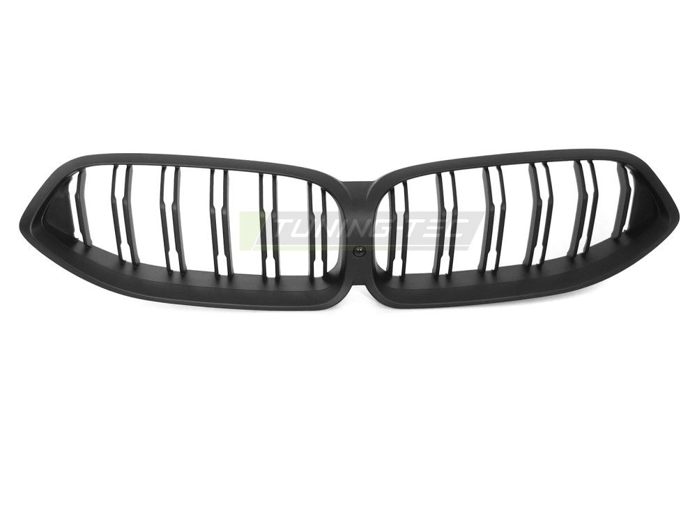 BMW G14 G15 sport grill dobbel bar-design matt svart montert