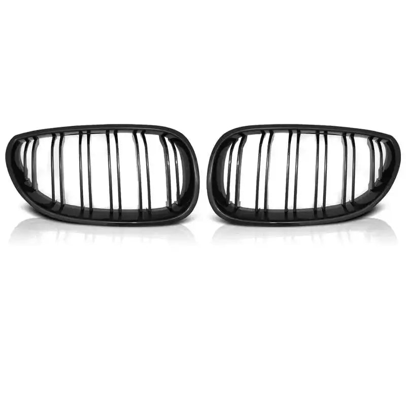 Grill Bmw E60/e61 07.03-10 Glossy Black Double Bar M-look - 2