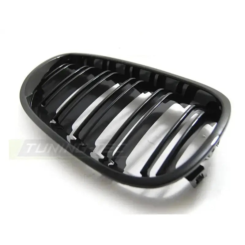 Grill Bmw E60/e61 07.03-10 Glossy Black Double Bar M-look