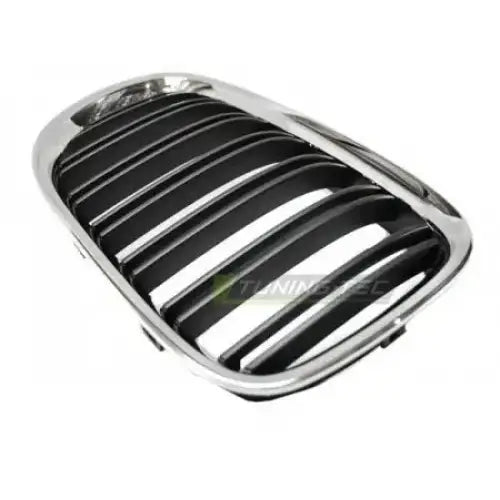 Grill Bmw F01 09-15 Double Bar Chrome Black - 4