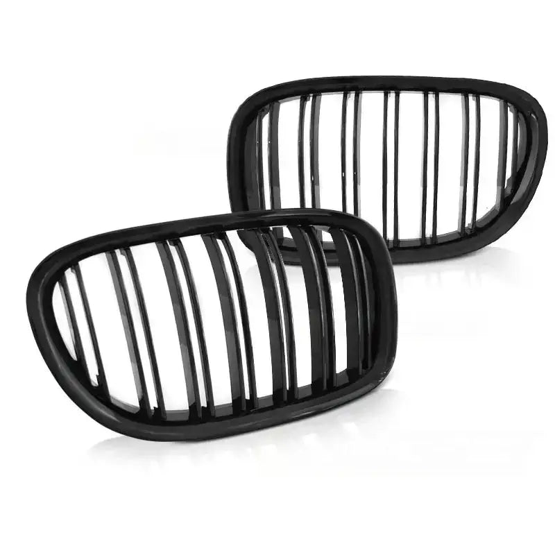 Grill Bmw F01 09-15 Double Bar Glossy Black