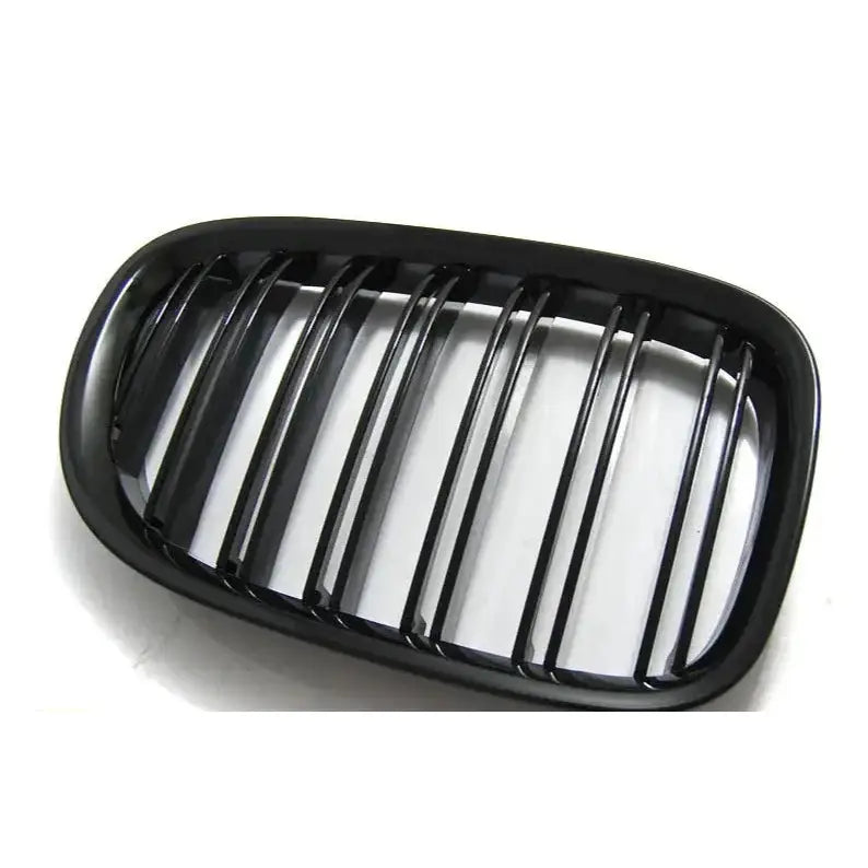 Grill Bmw F01 09-15 Double Bar Glossy Black - 2