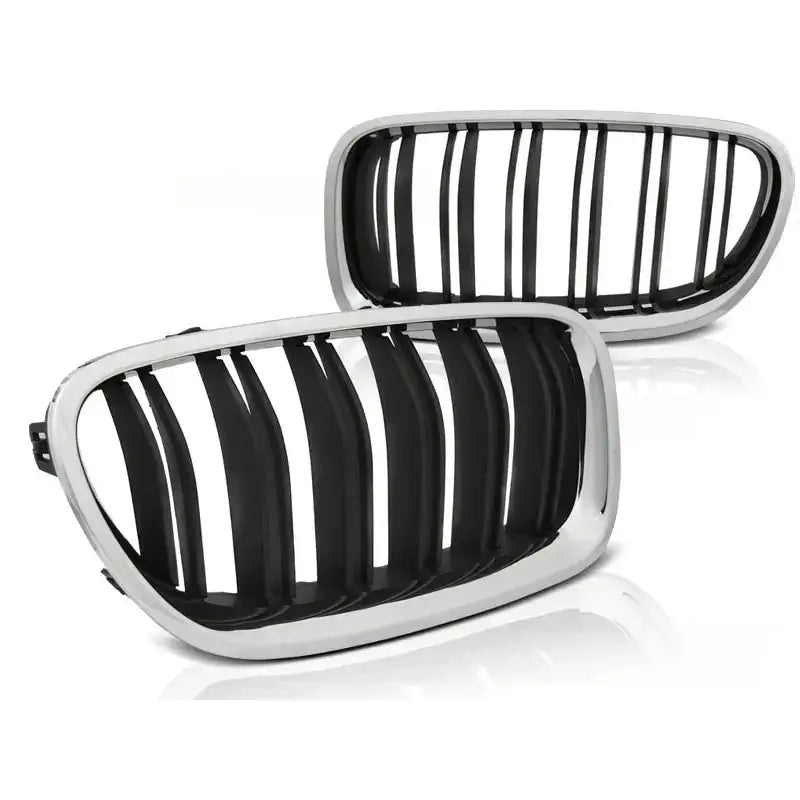 Grill Bmw F10 / F11 10-16 M5 Look Chrome Black - 1