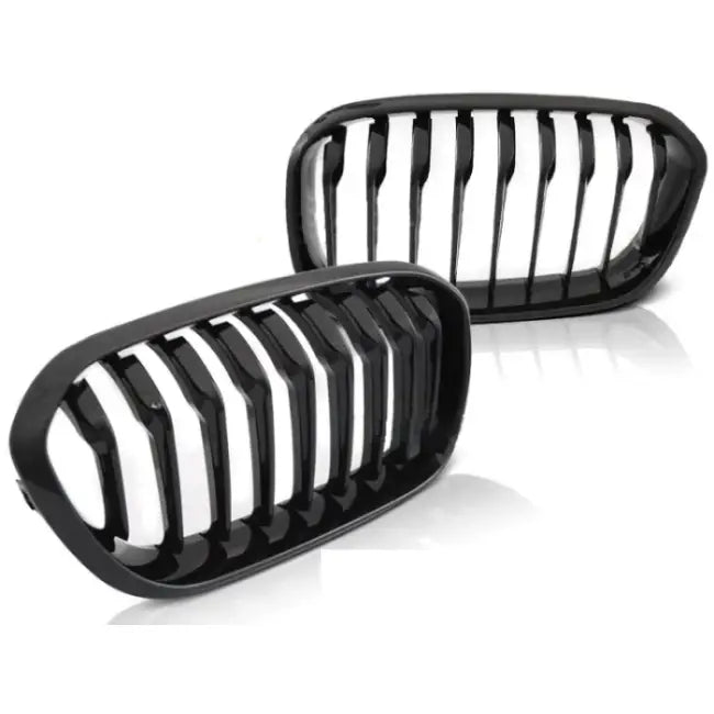 Grill Bmw F20 F21 Lci 15-18 Glossy Black - 1